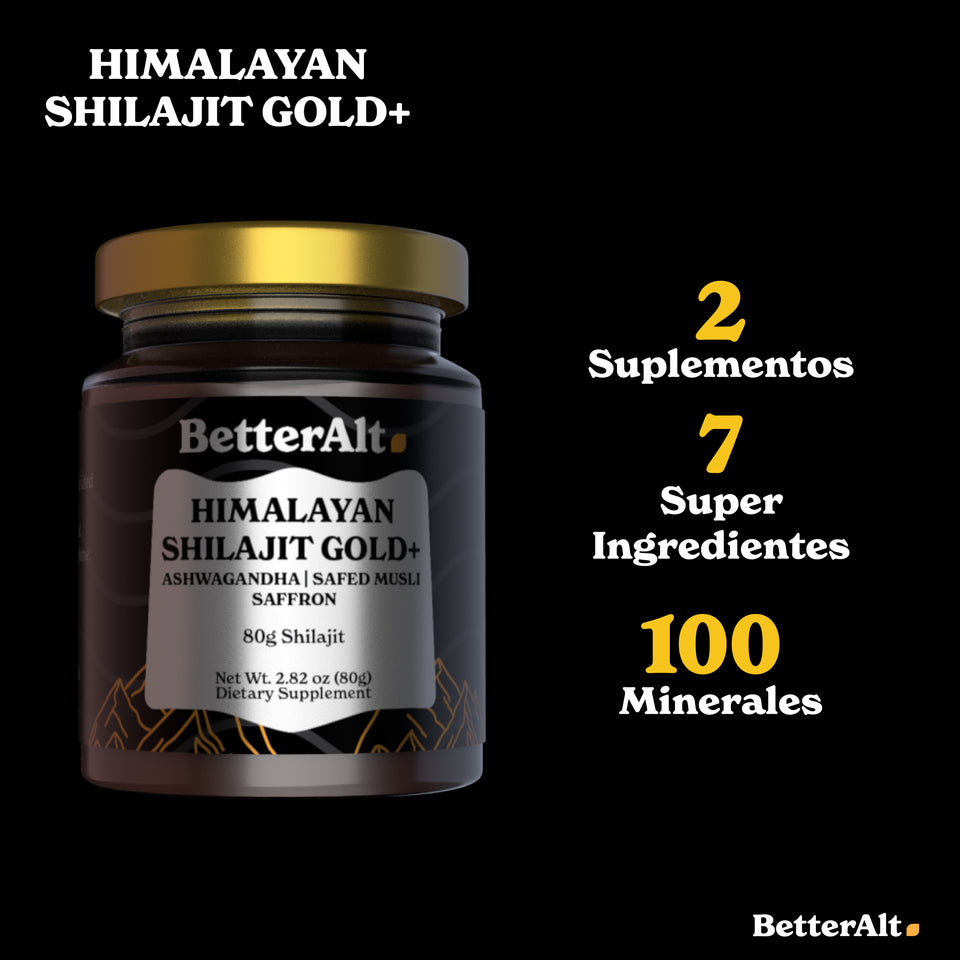 🏆 Shilajit Gold+ – Energía y vitalidad 100% natural